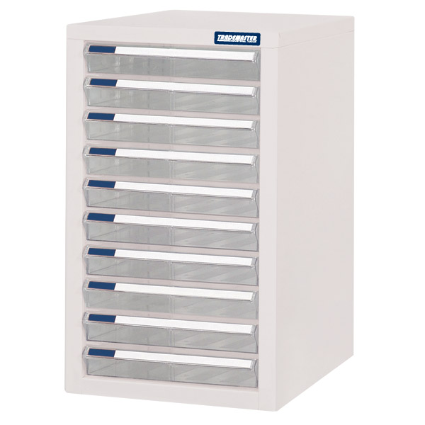 TRADEMASTER - PARTS CABINET 10 DRAWERS A4 275W X 340D X 482H